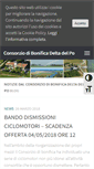 Mobile Screenshot of bonificadeltadelpo.it