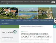 Tablet Screenshot of bonificadeltadelpo.it